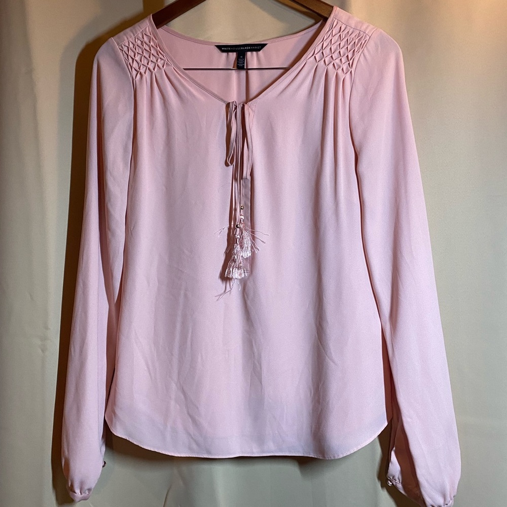 WHBM long sleeve blouse